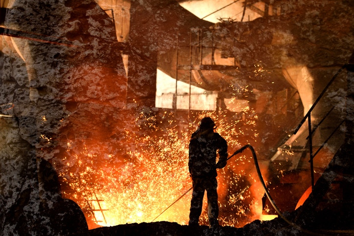 man doing welding