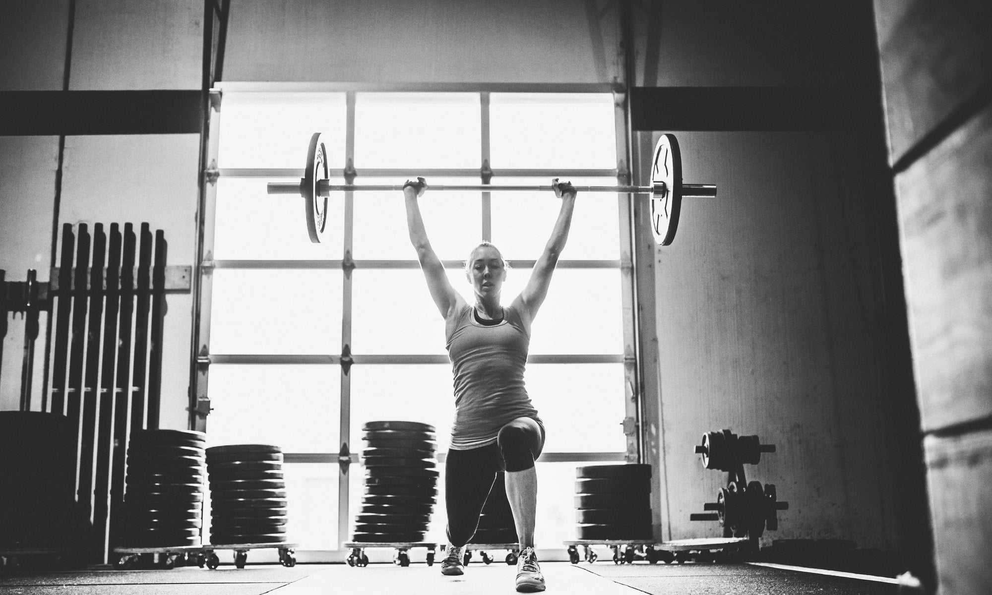 woman weightlifting