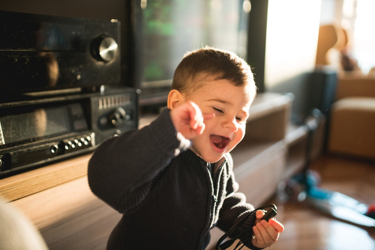 happy little boy