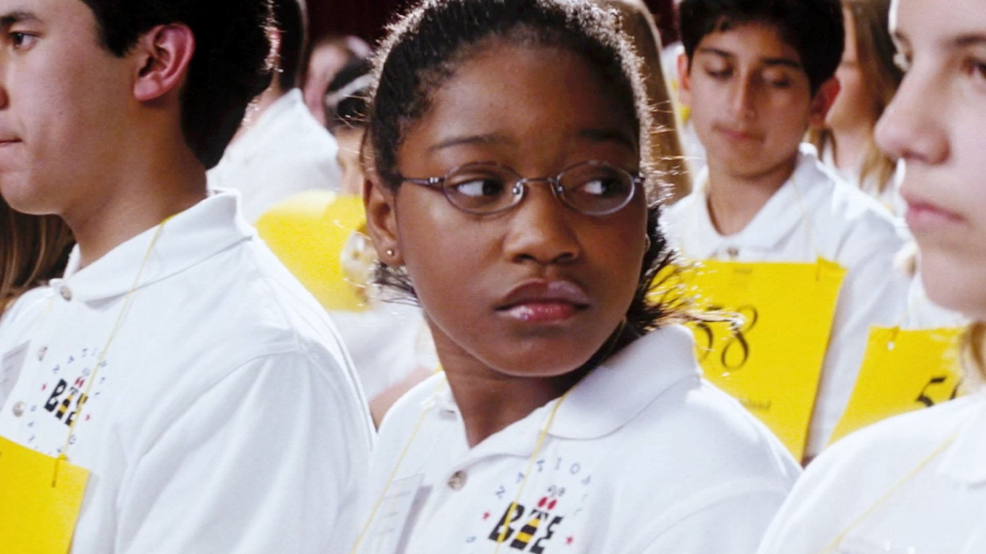 Students in white tshirt